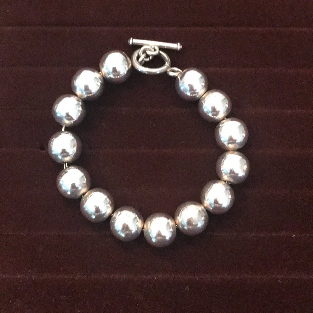 Sterling Silver Ball Bracelet